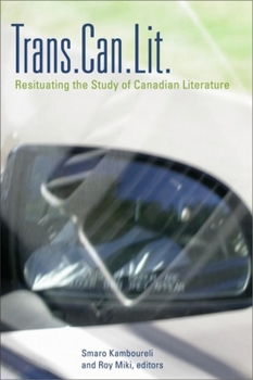 Paperback Trans.Can.Lit: Resituating the Study of Canadian Literature Book