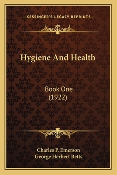 Paperback Hygiene And Health: Book One (1922) Book