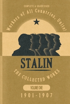 Hardcover Collected Works of Josef Stalin: Volume 1 Book