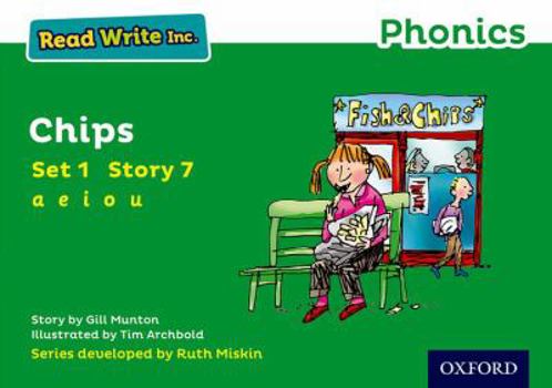 Paperback Read Write Inc. Phonics: Green Set 1 Storybook 7 Chips Book