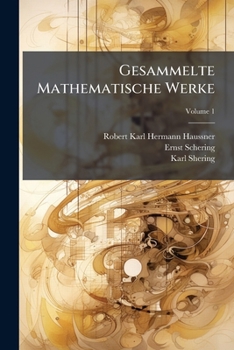 Paperback Gesammelte Mathematische Werke; Volume 1 [German] Book