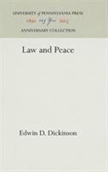 Hardcover Law and Peace Book