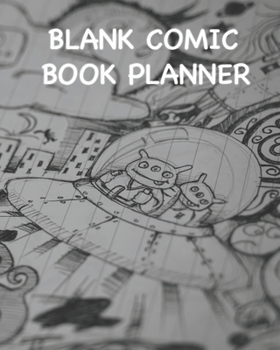 Paperback Blank Comic Book Planner: Draw Your Own Cool Comics with this 7 Panel Layout Template Journal Book
