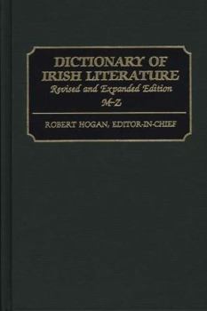 Hardcover Dictionary of Irish Literature: A-L Book