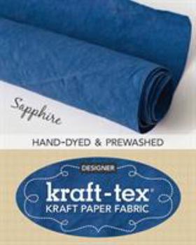 Misc. Supplies Kraft-Tex Roll Sapphire Hand-Dyed & Prewashed: Kraft Paper Fabric, 18.5" X 28.5" Roll Book