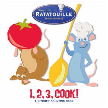 Hardcover 1, 2, 3, Cook (Ratatouille) Book