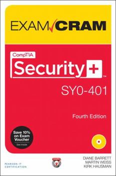 Paperback Comptia Security+ Sy0-401 Exam Cram Book