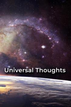 Universal Thoughts: A page numbered, lined journal with table of contents, universe themed