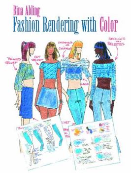 Paperback Fashion Rendering with Color Book
