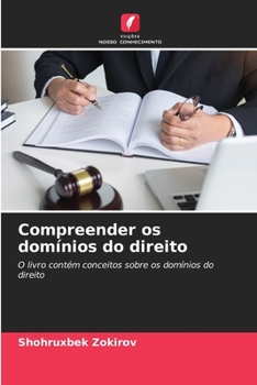 Paperback Compreender os domínios do direito [Portuguese] Book