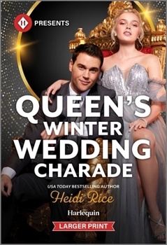 Mass Market Paperback Queen's Winter Wedding Charade [Large Print] Book