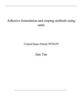 Paperback Adhesive formulation and creping methods using same: United States Patent 9976259 Book