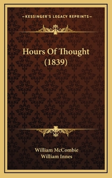 Hardcover Hours Of Thought (1839) Book