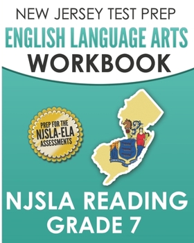 Paperback NEW JERSEY TEST PREP English Language Arts Workbook NJSLA Reading Grade 7: Preparation for the NJSLA-ELA Book