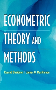 Hardcover Econometric Theory and Methods Book