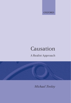 Hardcover Causation: A Realist Approach Book