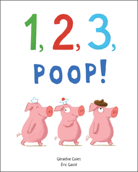 Hardcover 1, 2, 3, Poop! Book