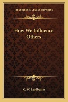 Paperback How We Influence Others Book