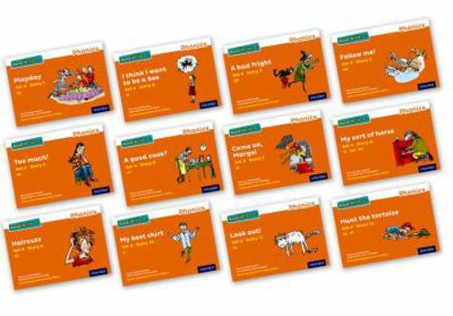 Paperback Read Write Inc - Phonics Set 4 Orange Story Books - Colour Pack of 12 Book