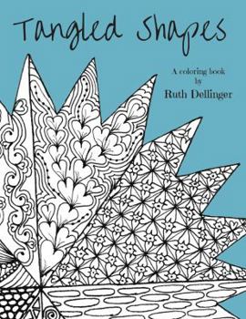 Paperback Tangled Shapes: A coloring book
