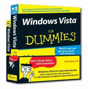 Paperback Windows Vista for Dummies [With DVD] Book
