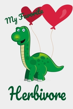 My Favorite Herbivore: Vegan College Ruled 6x9 Notebook 120 Pages