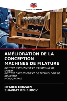 Paperback Amélioration de la Conception Machines de Filature [French] Book