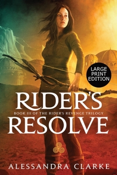 Paperback Rider's Resolve [Large Print] Book