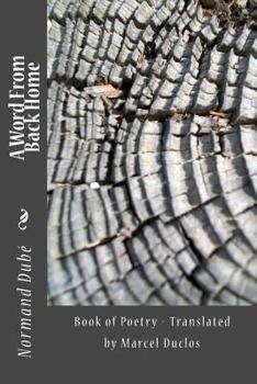 Paperback A Word From Back Home: Book of Poetry Book