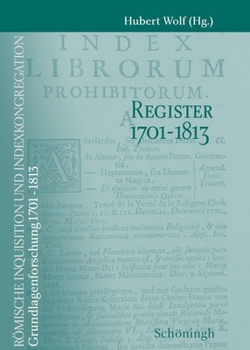 Hardcover Register 1701-1813 [German] Book