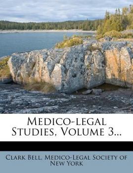 Paperback Medico-Legal Studies, Volume 3... Book