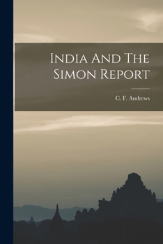 Paperback India And The Simon Report Book