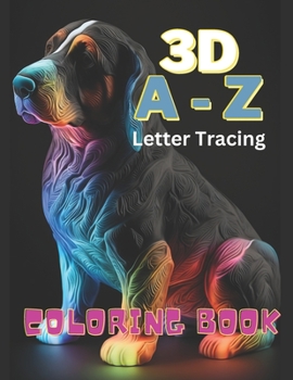 Paperback 3D Alphabet Adventures Activity book: Tracing and Coloring your Way to Shape Mastery Book