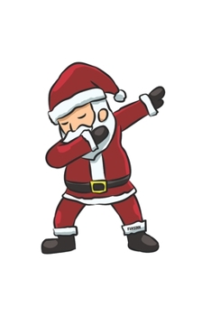 Paperback Christmas Dabbing Santa Notebook: Graph Paper Journal 6x9 - 120 Pages Book