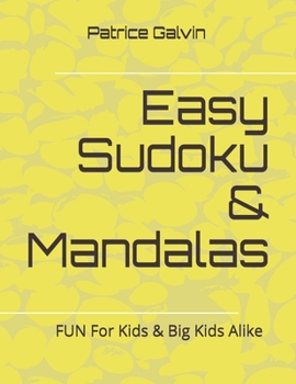Paperback Easy Sudoku & Mandalas: FUN For Kids & Seniors Book