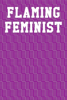 Paperback Flaming Feminist: Guitar Tab Notebook 6"x9" 120 Pages Book