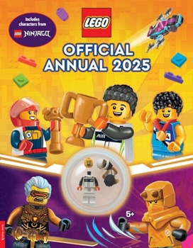 Hardcover Legoâ(r) Books: Official Annual 2025 (with Racing Driver Minifigure and Trophy) Book