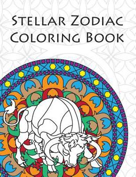 Paperback Stellar Zodiac Coloring Book