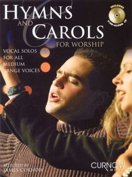 Paperback Hymns and Carols for Worship: Vocal Solos for All Medium Range Voices Book