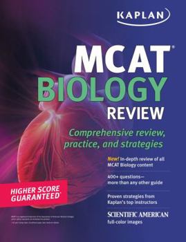 Paperback Kaplan MCAT Biology Review Book
