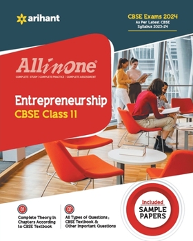 Paperback All In One Class 11th Entrepreneurship for CBSE Exam 2024 Book