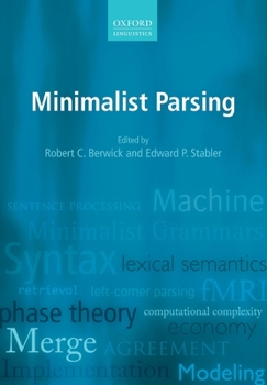 Paperback Minimalist Parsing Book