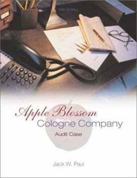 Paperback Apple Blossom Cologne Company: Audit Case Book