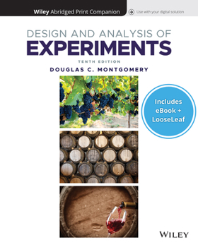 Paperback Design and Analysis of Experiments, 10e Enhanced Etext with Abridged Print Companion Book