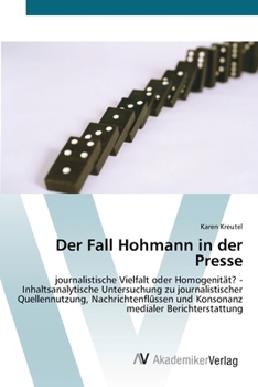 Paperback Der Fall Hohmann in der Presse [German] Book