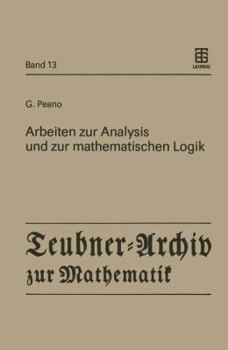Paperback Arbeiten Zur Analysis Und Zur Mathematischen Logik [German] Book