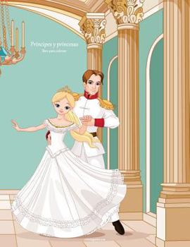 Paperback Príncipes y princesas libro para colorear 1 [Spanish] Book