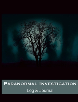 Paperback Paranormal Investigations Log & Journal Book