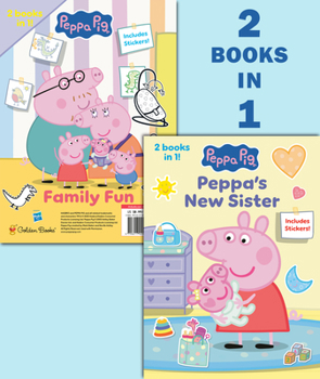 Paperback Peppa's New Sister/Family Fun (Peppa Pig) Book