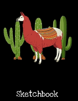Sketchbook: Cute Llama Sketchbook for Drawing Blank Notepad for Boys and Girls to Draw, Doodle and Sketch - Art Sketch Book for Kids - Birthday Gift for Girls Teens Kids (8.5 x 11 120 Pages)
